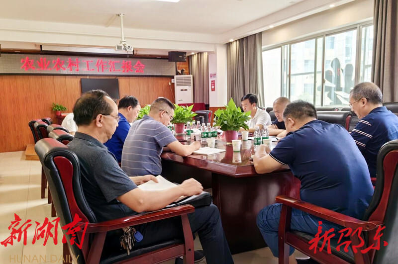 刘家豪到市农业农村局调研指导工作_邵阳头条网